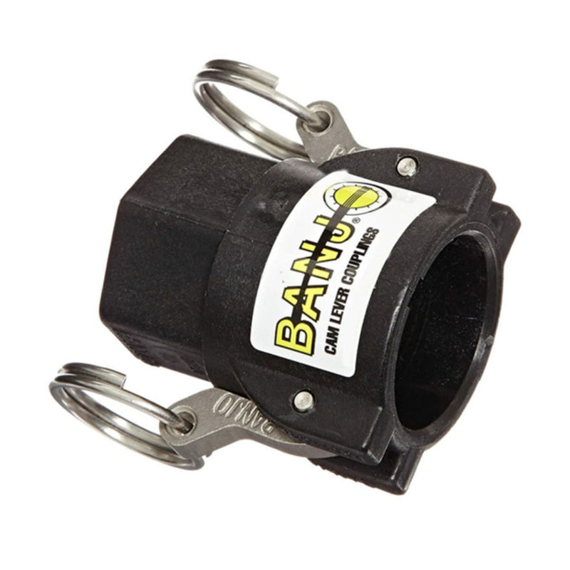 DURAFORCE 1" Banjo Poly Cam Lever Female Coupler - 1" Female NPT USA MADE 100D