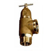 DURAFORCE Pressure Relief/Regulating Brass Valve 1" Inlet & Outlet w/ 150 PSI Range
