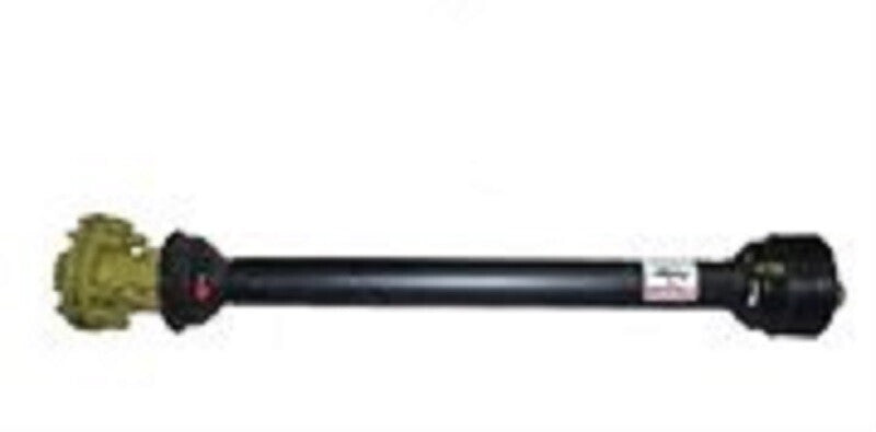DURAFORCE 61.5" Complete PTO Driveline 1-3/8" 6 Spl QD x 1-3/4" 20 Spl Clamp Slip Clutch
