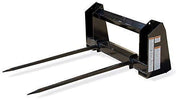 DURAFORCE 43" Black Tapered Bale Spears w/ Nut 3,500 LB Cap 28 MM Dia. Italian Made 83120