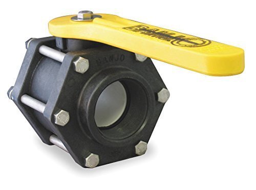 DURAFORCE 2" Poly Banjo Ball Valve Full Port 2" NPT Female USA MADE V200FP