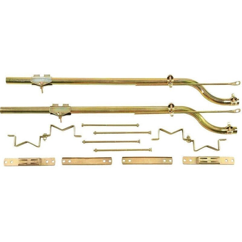 DURAFORCE Universal Tractor Axle Mount Bracket Set for 40" or 48" Buggy Top 405241