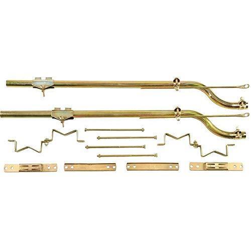DURAFORCE Universal Tractor Axle Mount Bracket Set for 40" or 48" Buggy Top 405241