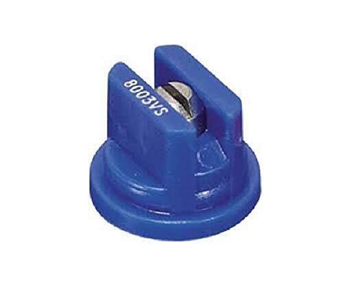 DURAFORCE TeeJet Flat Spray Tip Blue 80° Polymer w/ SS Insert 0.3 GPM @ 40 PSI TP8003VS