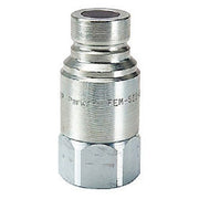 DURAFORCE Parker 7/8" - 14 ORB Female NPSF Flush Face Non-Spill Quick Male Nipple