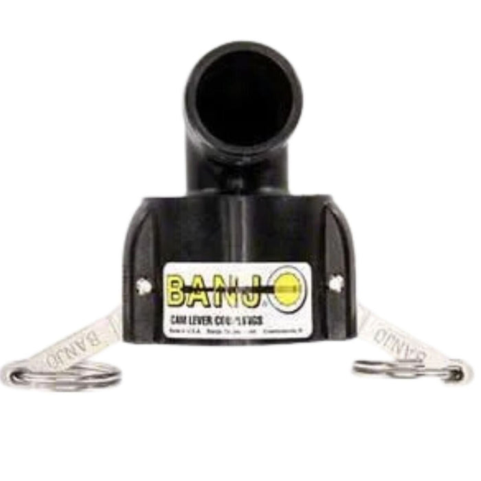 DURAFORCE 2" Banjo Poly Cam Lever Female Coupler 90° - 2" Hose Shank USA MADE 200C90