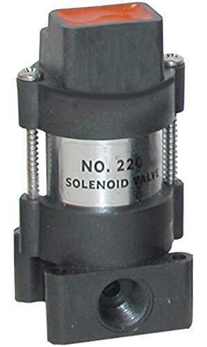DURAFORCE 12V Electric Valve 3-Way DC Solenoid 1/4" NT Female Inlet and 2- 1/4" NPT Female