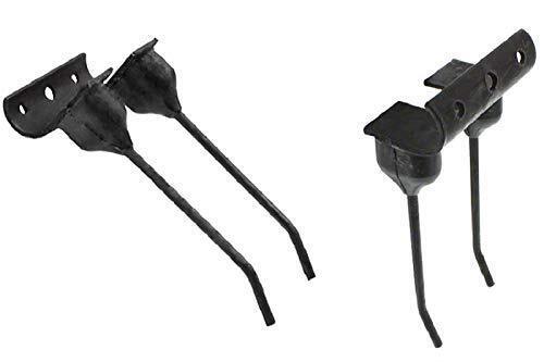 DURAFORCE 10 of Double Rubber Mount Rake Teeth 5.25" Tines x 2.375" Tine Gap RMT883