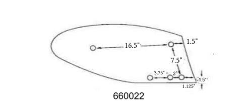 DURAFORCE 14" Moldboard Right Hand Replaces MF 660022