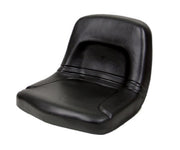 DURAFORCE Replacement For Seat High-Back Steel Pan Style 18" Wide - Black 155000BK