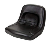DURAFORCE Replacement For Seat High-Back Steel Pan Style 18" Wide - Black 155000BK
