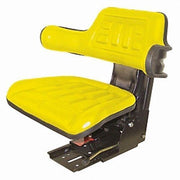 DURAFORCE Universal Economy Tractor Seat with Adjustable Suspension – Yellow 510000YE