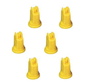 DURAFORCE Pack of 6 - TeeJet Air Induction XR Flat Spray Tips Yellow 110° 0.2 GPM @ 40 PSI