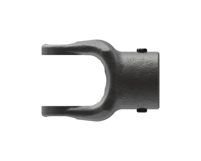 DURAFORCE Weasler 1-1/4" Round Bore 1/4" & 5/16" Keyway & Set Screw Implement Yoke 12N