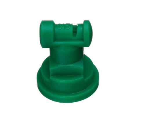 DURAFORCE TeeJet Wide Angle Flat Spray Tip Green 110° Polymer Visiflo TT110015-VP