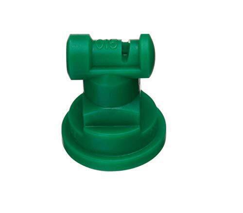 DURAFORCE TeeJet Wide Angle Flat Spray Tip Green 110° Polymer Visiflo TT110015-VP