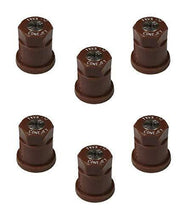 DURAFORCE Pack of 6 - TeeJet ConeJet Hollow Cone Spray Tip 0.20 GPM @ 40 PSI Visiflo Brown