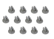 DURAFORCE Pack of 12 - TeeJet Flat Spray Tips Gray 110° Polymer Visiflo TP11006VP