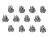 DURAFORCE Pack of 12 - TeeJet Flat Spray Tips Gray 110° Polymer Visiflo TP11006VP