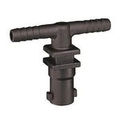 DURAFORCE Quick Nozzle Body Elbow Double Hose Barb For 3/4" ID Hose 125 Max PSI