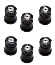 DURAFORCE Pack of 6 - TeeJet ConeJet Hollow Cone Spray Tip 0.17 GPM @ 40 PSI Visiflo Black