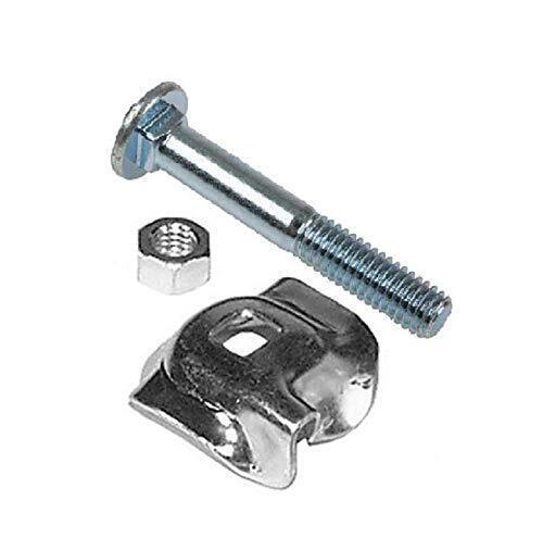 DURAFORCE 10 Pack Replacement Rake Teeth Clip Kit Clips, Bolts, Nuts & Lock Washers