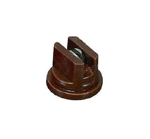 DURAFORCE TeeJet Flat Spray Tip Brown 110° Polymer w/ SS Insert Visiflo TP11005VS