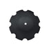 DURAFORCE 18" Notched Disc Harrow Blade 1-1/8" Square Flat Center 7 Gauge 4.5 MM N187118FC