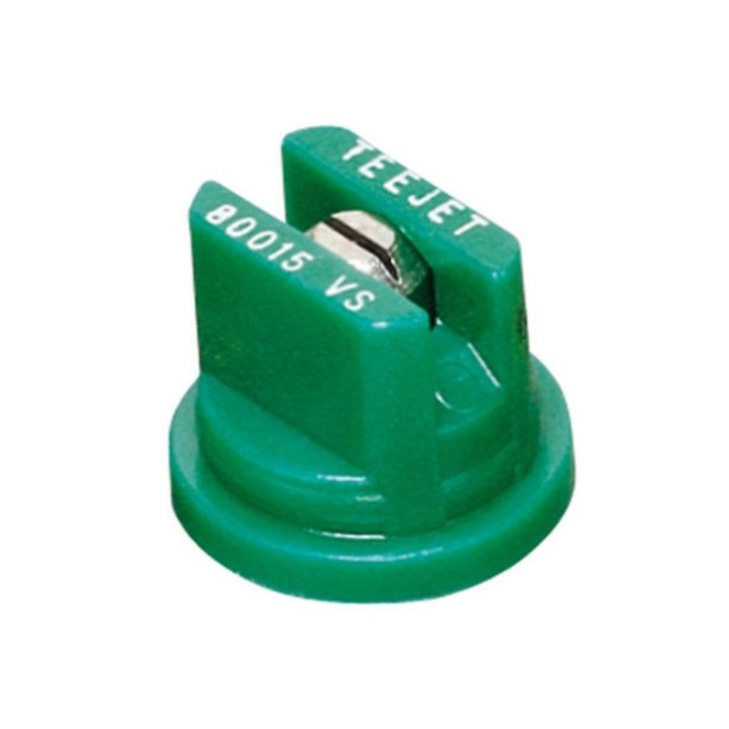 DURAFORCE TeeJet Flat Spray Tip Green 80° Polymer w/ SS Insert 0.15 GPM @ 40 PSI TP80015VS