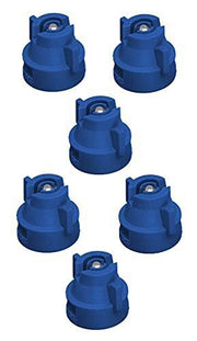 DURAFORCE Pack of 6 - TeeJet Extended Range Spray Tip w/ Cap 80° Rated 0.3 GPM @ 40 PSI