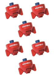 DURAFORCE 6 of Hypro Ultra-Lo Drift Red Polymer Spray Tips 120° Rated @ 0.40 GPM 40 PSI