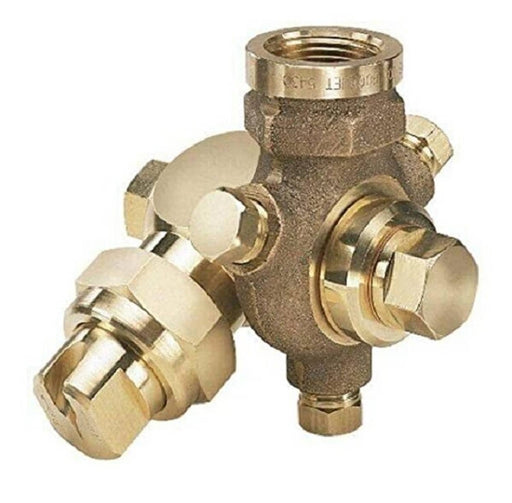 DURAFORCE Boomless Brass Nozzle w/ 3/4" FPT Inlet Single Swivel 2 GPM @ 40 PSI