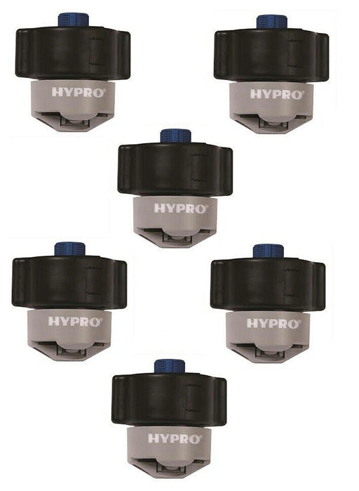 DURAFORCE 6 Hypro Guardian Air Twin Gray Polymer Spray Tips 110° Rated @ 0.60 GPM 40 PSI