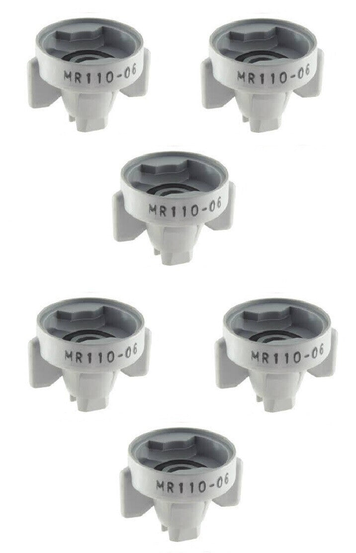 DURAFORCE Pack of 6 - Wilger Dicamba Mid Range Combo-Jet Spray Tip Rated 0.60 GPM @ 40 PSI