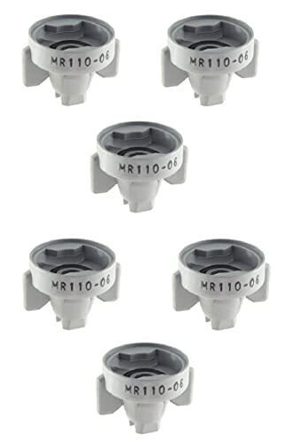 DURAFORCE Pack of 6 - Wilger Dicamba Mid Range Combo-Jet Spray Tip Rated 0.60 GPM @ 40 PSI