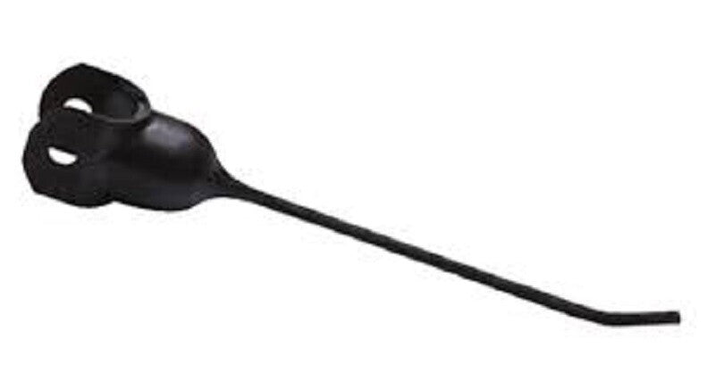 DURAFORCE Rubber Mount Rake Tooth 5.5" Tine x 1.125" Yoke Opening x 5/16" Holes 300411