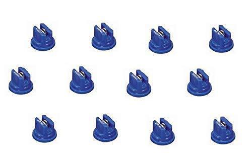 DURAFORCE Pack of 12 - TeeJet Flat Spray Tips 80° Polymer w/ SS Insert 0.3 GPM @ 40 PSI
