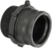 DURAFORCE 4" Banjo Poly Male Adapter - 4" Male NPT USA MADE 400F