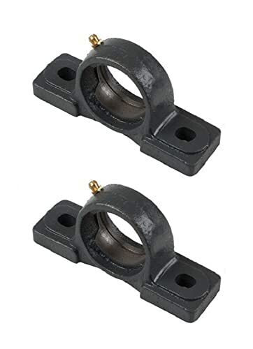 DURAFORCE 2 of P205 - Cast Iron Pillow Block Housing 7/8" x 1" Hi Center P205