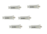 DURAFORCE Pack of 6 - TeeJet Air Induction Flat Spray Tips White 110° Polymer Visiflo