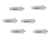 DURAFORCE Pack of 6 - TeeJet Air Induction Flat Spray Tips White 110° Polymer Visiflo