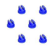DURAFORCE Pack of 6 - TeeJet Extended Range Flat Spray Tips 110° Blue 0.3 GPM @ 40 PSI