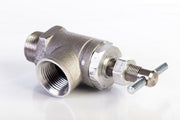 DURAFORCE Aluminum Pressure Relief Valve 1/2" NPT Inlet & Outlet w/ 0-300 PSI Range 2042-2