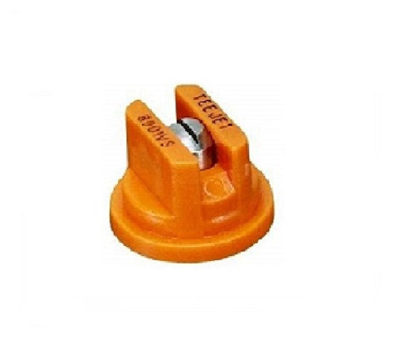 DURAFORCE TeeJet Flat Spray Tip Orange 80° Polymer w/ SS Insert 0.10 GPM @ 40 PSI TP8001VS