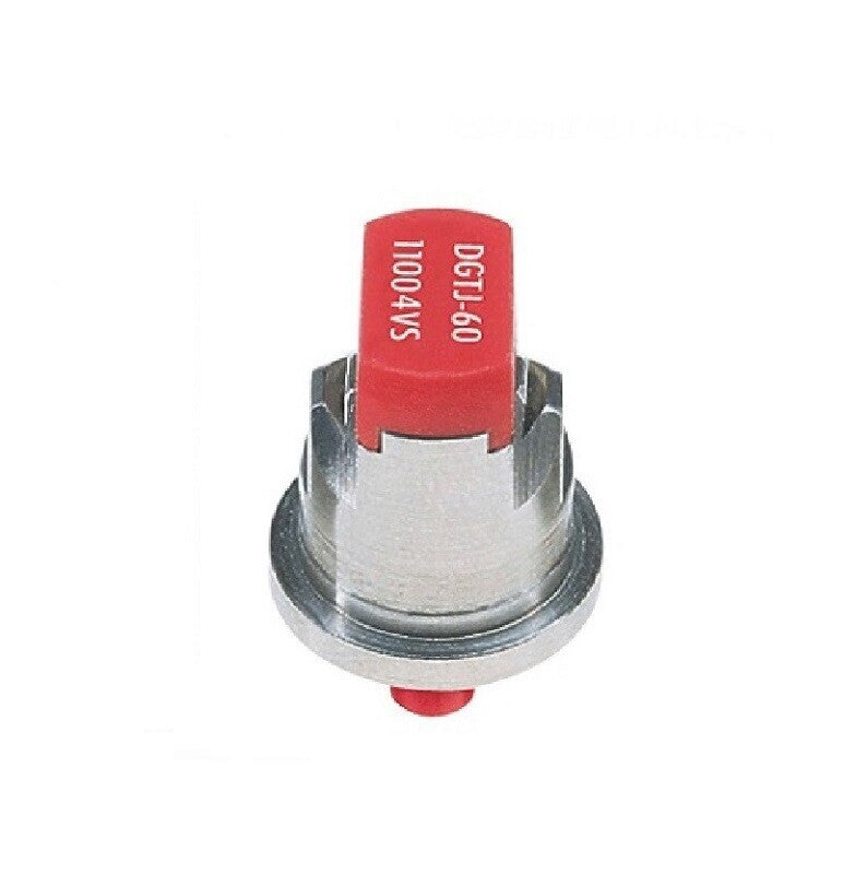 DURAFORCE TeeJet DG TwinJet Drift Guard Twin Flat Red Spray Tip SS @ 110° DGTJ60-11004VS
