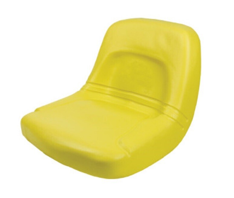 DURAFORCE Replacement For Seat High-Back Steel Pan Style 18" Wide - Yellow 155000YE