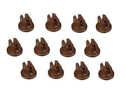 DURAFORCE Pack of 12 - TeeJet Flat Spray Tips Brown 110° Polymer Visiflo TP11005VP