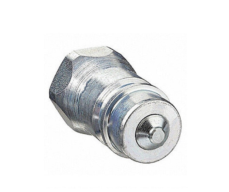 DURAFORCE Parker Hydraulic Male Coupler Nipple 1/2" - 14 w/ 1/2" Steel Body 8010-4PDC