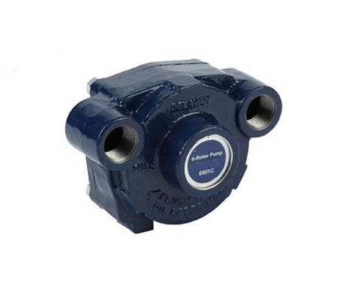 DURAFORCE Delavan CCW 6 Roller Cast Iron Pump 5/8" Shaft & 3/4" NPT Inlet & Outlet 6901C
