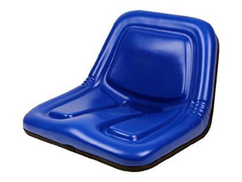 DURAFORCE Deluxe High-Back Steel Pan Seat 19.75" Wide x 14.13" Tall x 19.25" Depth - Blue